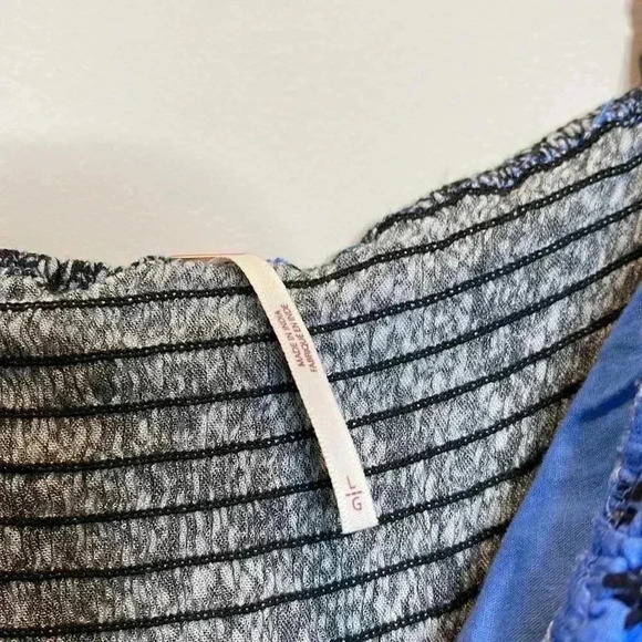 Free People Blue Tiger Lily Long Sleeve Maxi Dress - Picture 13 of 13